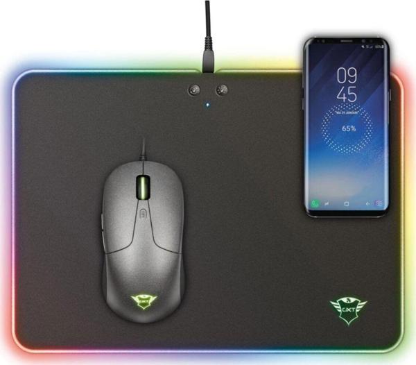 Trust Gxt 750 Qlide Rgb Aydınlatmalı Oyuncu Mouse Pad Ve Kablosuz Telefon Şarj - Image 1