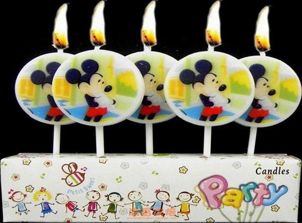 MİCKEY MOUSE BIRTHDAY CANDLE VIP KALİTE MİCKEY MOUSE PASTA MUMU 5 ADET MİCKEY MOUSE DOĞUM GÜNÜ MUMU - Image 1