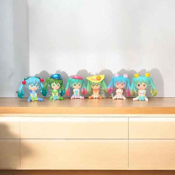 VIP HATSUNE MİKU 6LI KARAKTER SET 7 CM BİBLO SET HATSUNE MİKU OYUNCAKLARI HATSUNE MİKU KARAKTERLERİ - Image 1