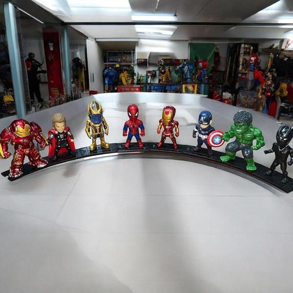 VIP OYUNCAK KARAKTER SET 8 Lİ SET DEMİR ADAM HULK KAPTAN AMERİKA FULL KARAKTER OYUNCAKLARI BİBLO SET - Image 1