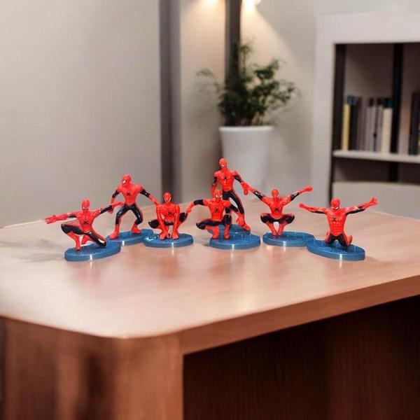 VIP SPIDERMAN ÖRÜMCEK ADAM KARAKTER SET 7Lİ BİBLO SET SPIDERMAN OYUNCAKLARI ÖRÜMCEK ADAM OYUNCAKLARI - Image 1