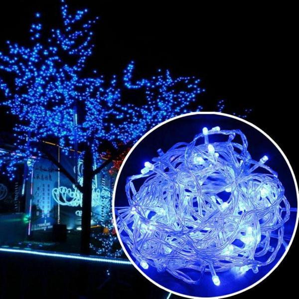 10 METRE 100 LED MAVİ LED IŞIK YILBAŞI AĞACI IŞIĞI 220 V MAVİ IŞIK MAVİ NOEL IŞIĞI YILBAŞI IŞIKLARI - Image 1