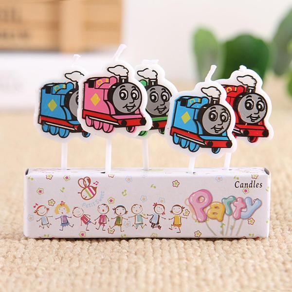 VIP THOMAS BIRTHDAY CANDLE THOMAS PASTA MUMU 5 ADET THOMAS DOĞUM GÜNÜ MUMU THOMAS DOĞUM GÜNÜ MUMLARI - Image 1