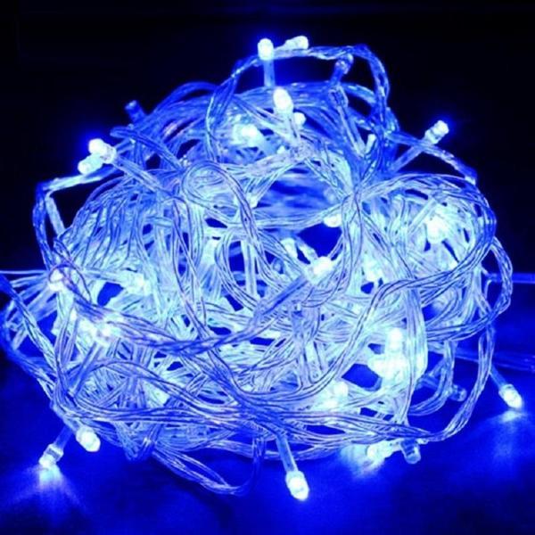 10 METRE MAVİ LED IŞIK MAVİ İP LED IŞIK KABLO IŞIK 220V FİŞLİ IŞIK DEKORASYON IŞIĞI MAVİ NOEL IŞIĞI - Image 1