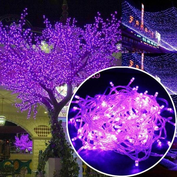 10 METRE PEMBE LED IŞIK PEMBE YILBAŞI AĞACI IŞIĞI 100 LED LAMBALI FİŞLİ 220V NOEL IŞIĞI YILBAŞI IŞIĞI PEMBE - Image 1