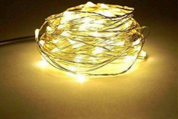 GÜN IŞIĞI PİLLİ IŞIK 10 METRE PİLLİ GÜN IŞIĞI LED IŞIK NOEL IŞIĞI YILBAŞI IŞIĞI YILBAŞI AĞACI IŞIĞI - Image 1