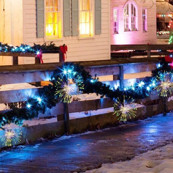 HAVAİ FİŞEK LED IŞIK KUMANDALI IŞIK MULTİ COLORS LED FİRE WORK LED LİGHT RENKLİ LED IŞIK DEKORASYON IŞIĞI - Image 1