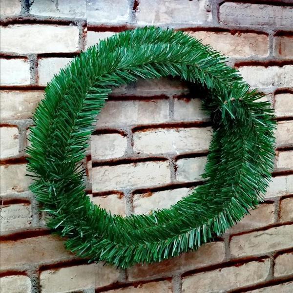 PİLLİ GÜN IŞIĞI LED IŞIKLI GARLAND 5 METRE LED IŞIKLI YEŞİL ÇAM DALI LED IŞIKLI YEŞİL GARLAND - Image 1