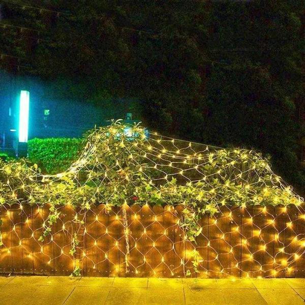 2X2 AĞ LED IŞIK GÜN IŞIĞI EKLEMELİ 220V FİŞLİ ÖRÜMCEK AĞI IŞIĞI YILBAŞI IŞIĞI NOEL IŞIĞI GÜN IŞIĞI - Image 1