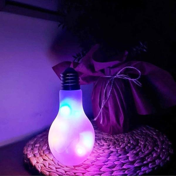 LIGHTBULB PİNK GLASS DECORATION LED LİGHT VIP KALİTE DEKOR PEMBE AMPUL LED LAMBA RENKLİ LED IŞIKLI - Image 1