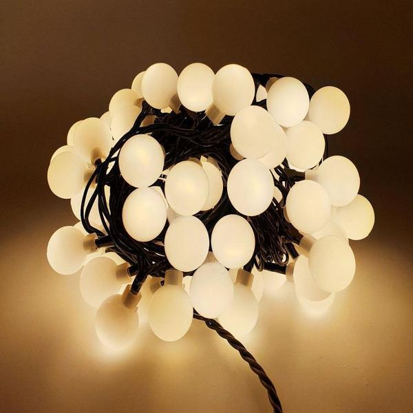 4.30 METRE GÜN IŞIĞI TOP LED IŞIK WARM LİGHT IŞIK 220 V FİŞLİ YILBAŞI AĞACI IŞIĞI GÜN IŞIĞI TOP IŞIK WARM LİGHT LED NOEL - Image 1