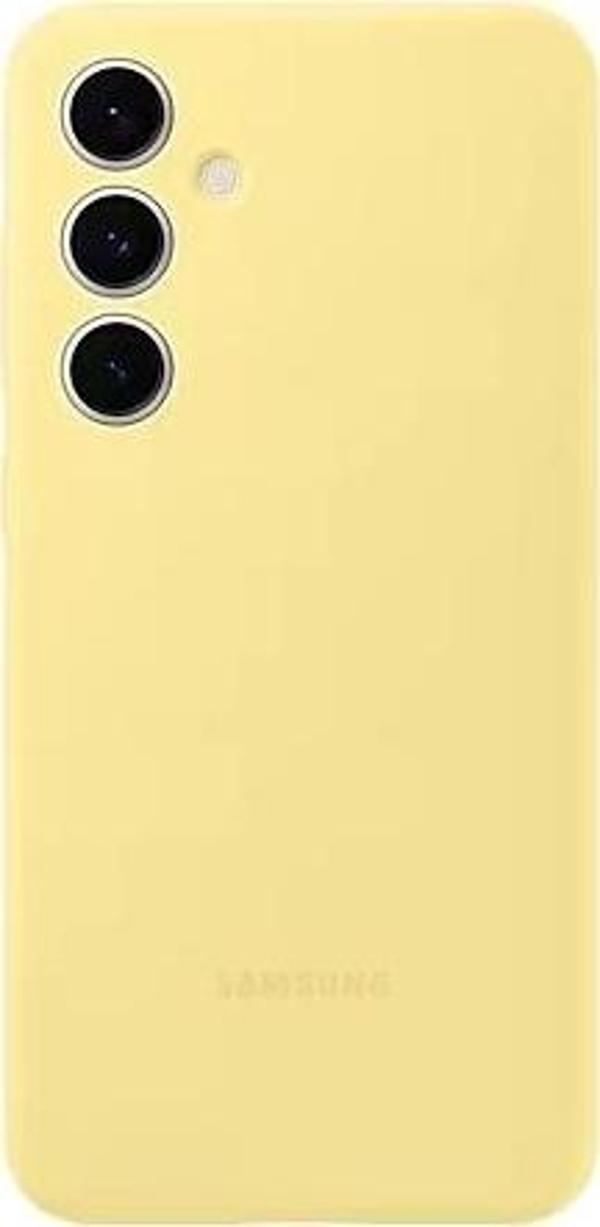 Samsung Galaxy S24 FE Silikon Kılıf Sarı - Image 1