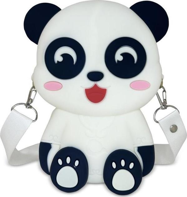 Ogi Mogi Toys Silikon Beyaz Panda Omuz Çantası - Image 1