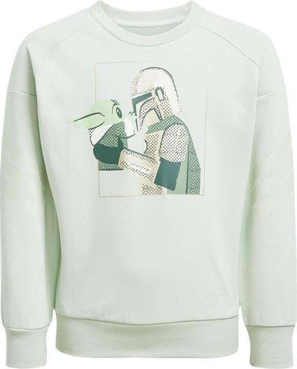 adidas Çocuk  Yeşil  BEBEK ESOFMAN TAKIMI LK SW MNDO JOG JF3651 - Image 1