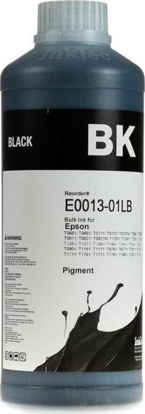 InkTec Epson Muadil 1LT Black Pigment Mürekkep (Wf Serisi)(E0013-01LB) - Image 1