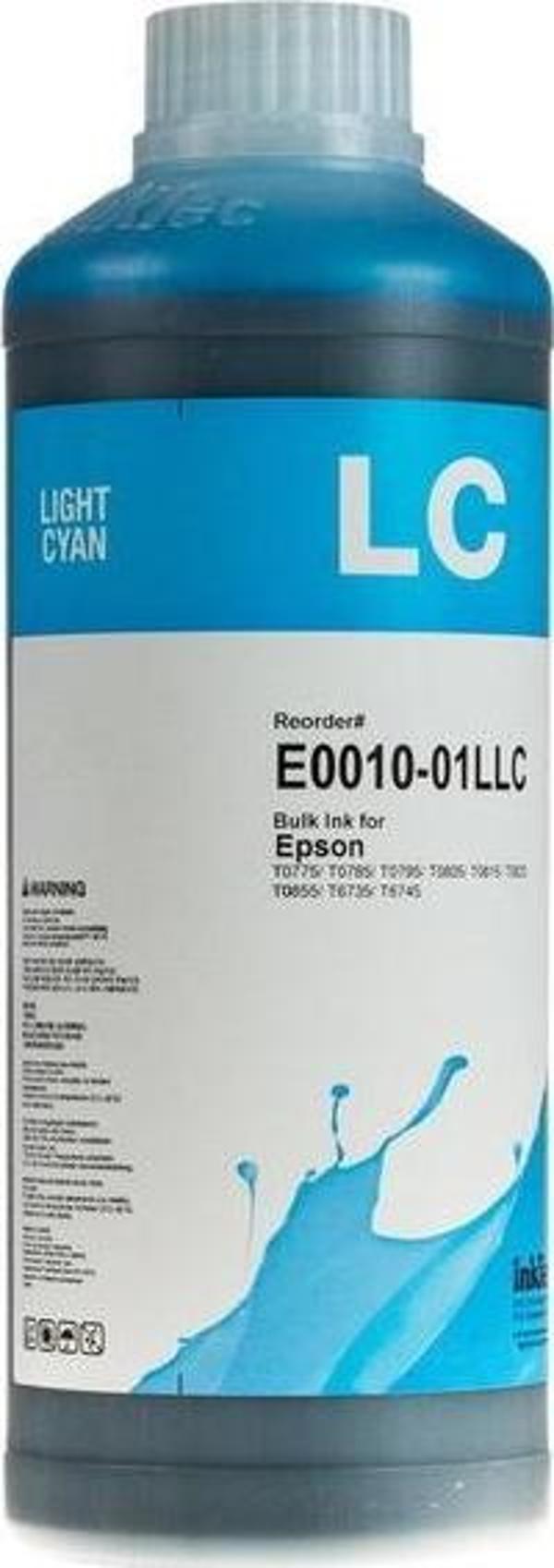 InkTec Epson Muadil 1LT Light Cyan Mürekkep (L Serisi)(E0010-01LLC) - Image 1