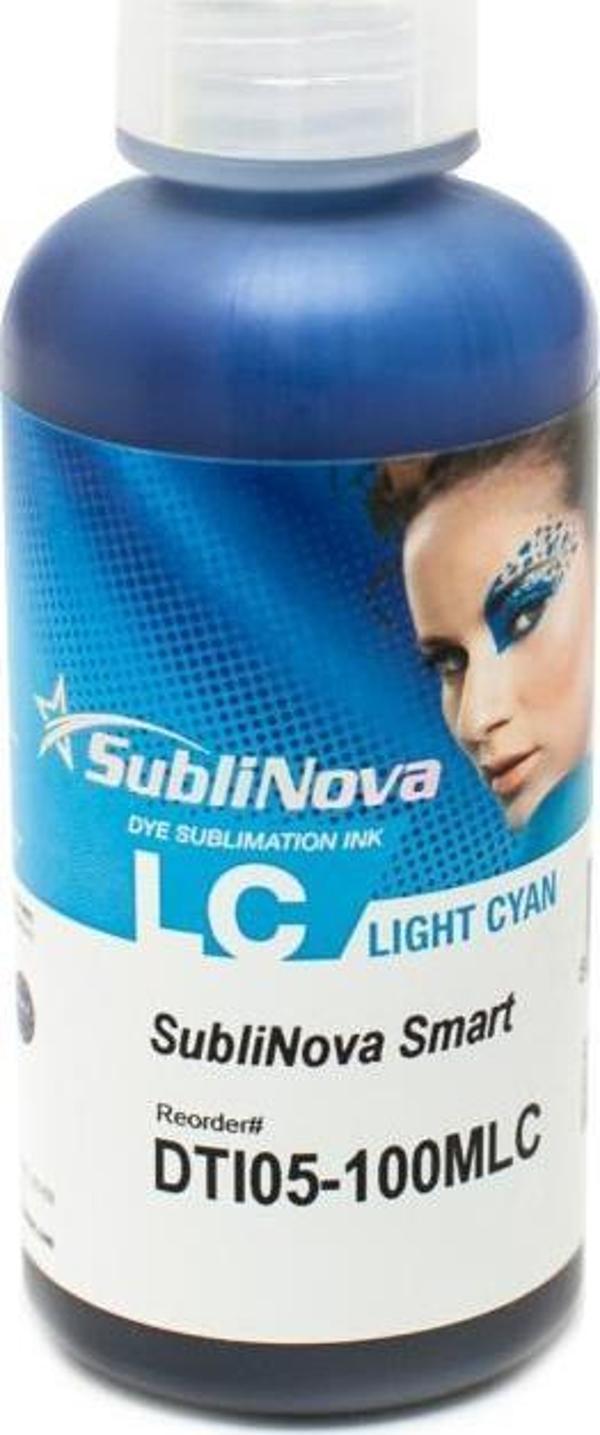 InkTec Sublinova Epson Muadil Süblimasyon Mürekkep 100ml Açık Mavi (DTI01-100MLC) - Image 1