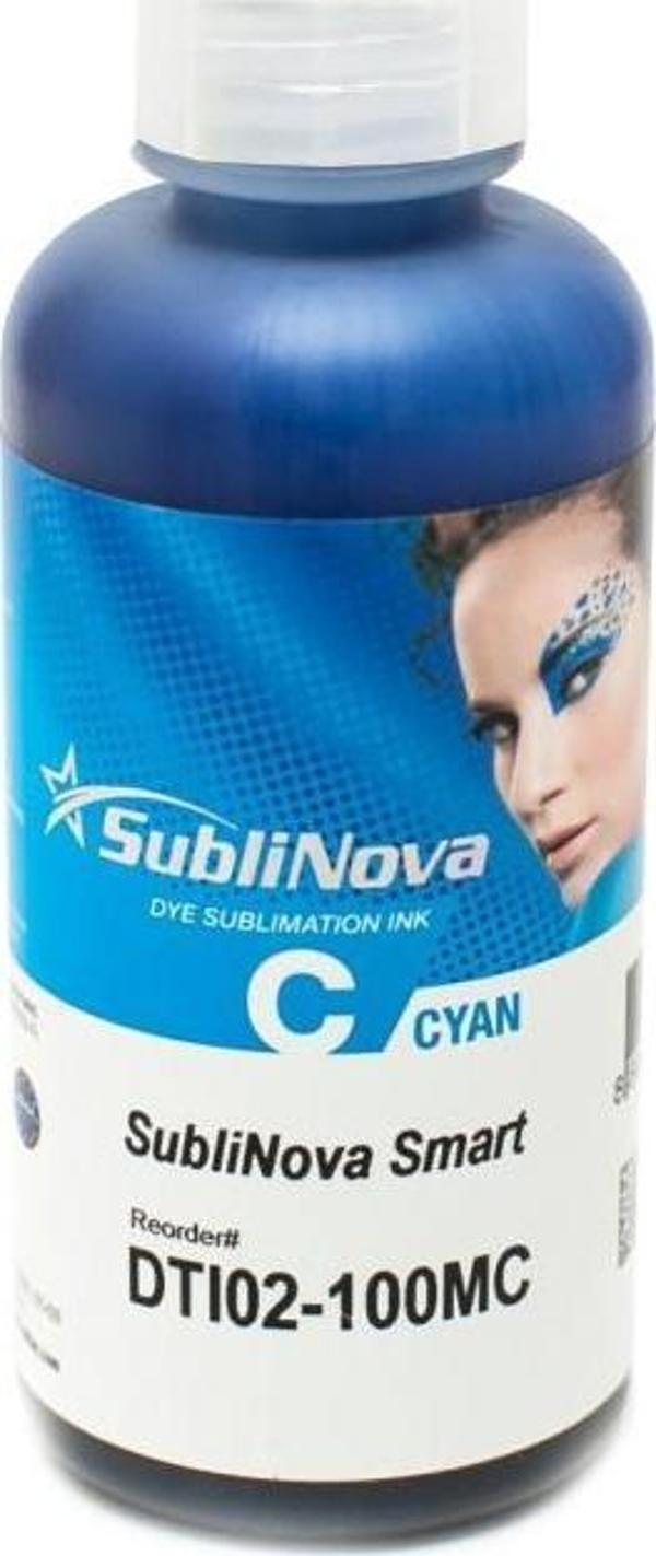 InkTec Sublinova Epson Muadil Süblimasyon Mürekkep 100ml Mavi (DTI01-100MC) - Image 1