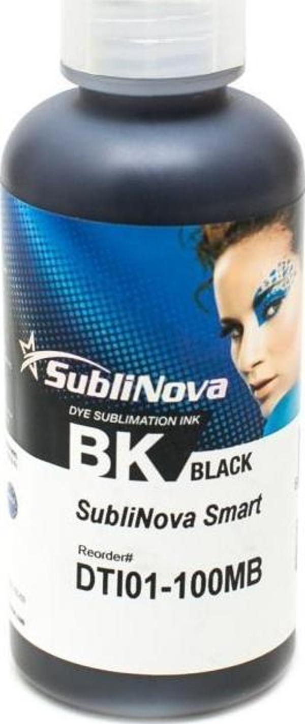 InkTec Sublinova Epson Muadil Süblimasyon Mürekkep 100ml Siyah (DTI01-100MB) - Image 1