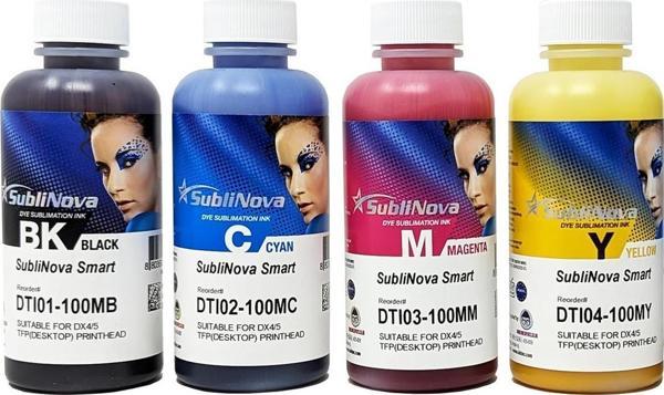 InkTec Sublinova Epson Muadil Süblimasyon Mürekkep 4x100ml Set (DTI01-100M) - Image 1