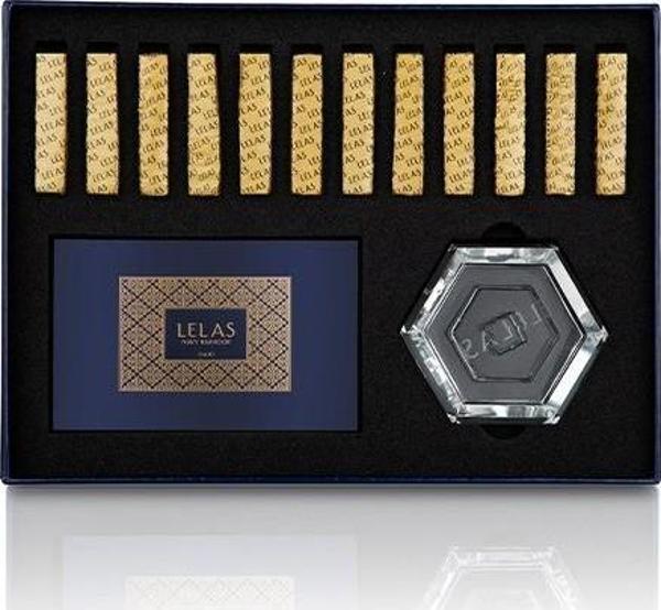 Lelas 1521 Navy Dahi Bakhoor 40 Gram 12 Adet Akıllı Buhur Tütsü - Image 1