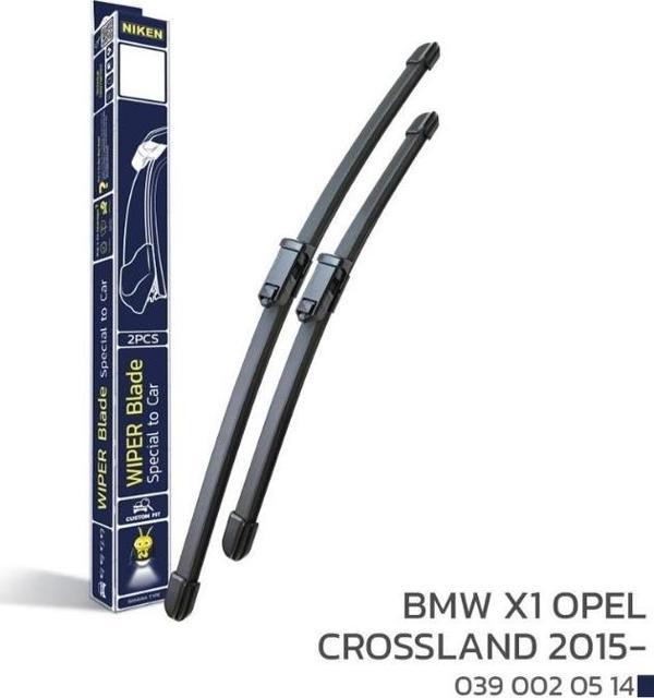 Niken BMW X1 2010-2015 / Opel Crossland 2015 - Araca Özel Silecek - Image 1