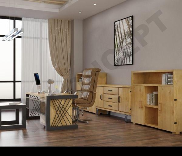 NTCollection Foe Doğal Ahşap Ofis ve Çalışma Odası Takımı - 200'lık Takım - Image 1