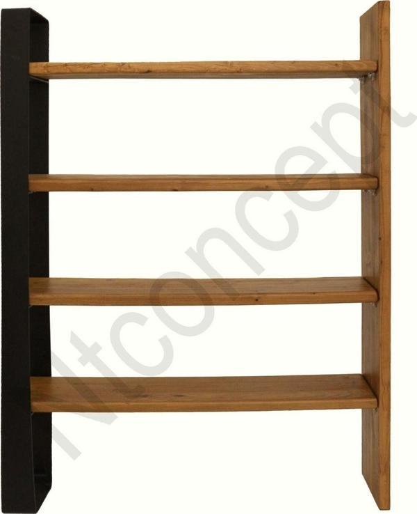 NTCollection Via Masif Ağaç Kitaplık - vitrin ( en 180 cm )  - Image 1