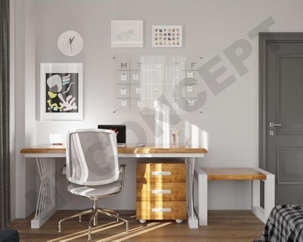 NTCollection Ken Üçlü Ofis Ve Çalışma Odası Takımı - 220'lik Takım - Image 1