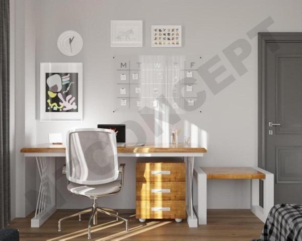 NTCollection Ken Üçlü Ofis ve Çalışma Odası Takımı - 120'lık Takım - Image 1