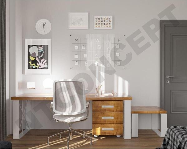 NTCollection Rodo Üçlü Ofis Ve Çalışma Odası Takımı - 180'lık Takım - Image 1