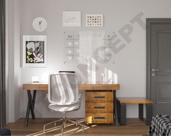 NTCollection Sim Üçlü Ofis Ve Çalışma Odası Takımı - 220'lik Takım - Image 1