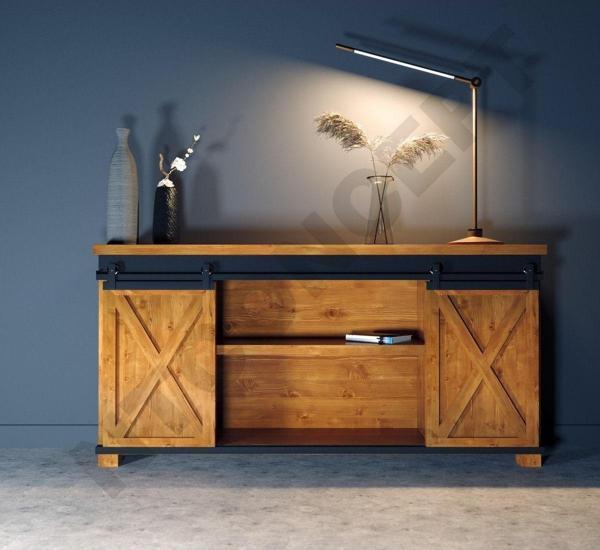 NTCollection Aves Masif Ağaç Ray Kapak Konsol ( 180 cm )  - Image 1