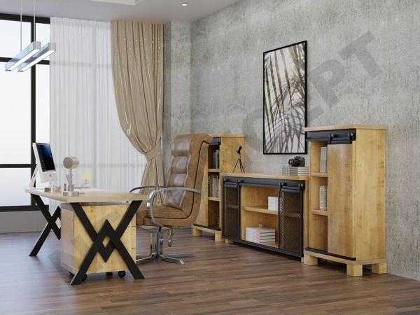 NTCollection Venüs Doğal Ahşap Ofis ve Çalışma Odası - 200'lik Takım - Image 1