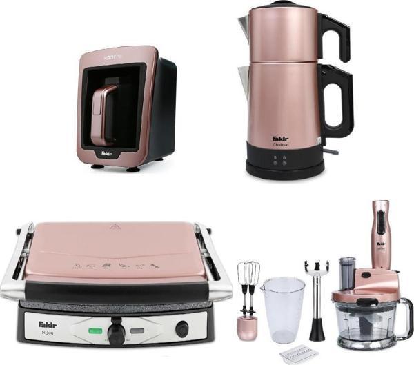 Fakir Mutfak Seti / Elektrikli Çeyiz Seti 4Lü Avantaj Plus Set Rosie Gold - Image 1