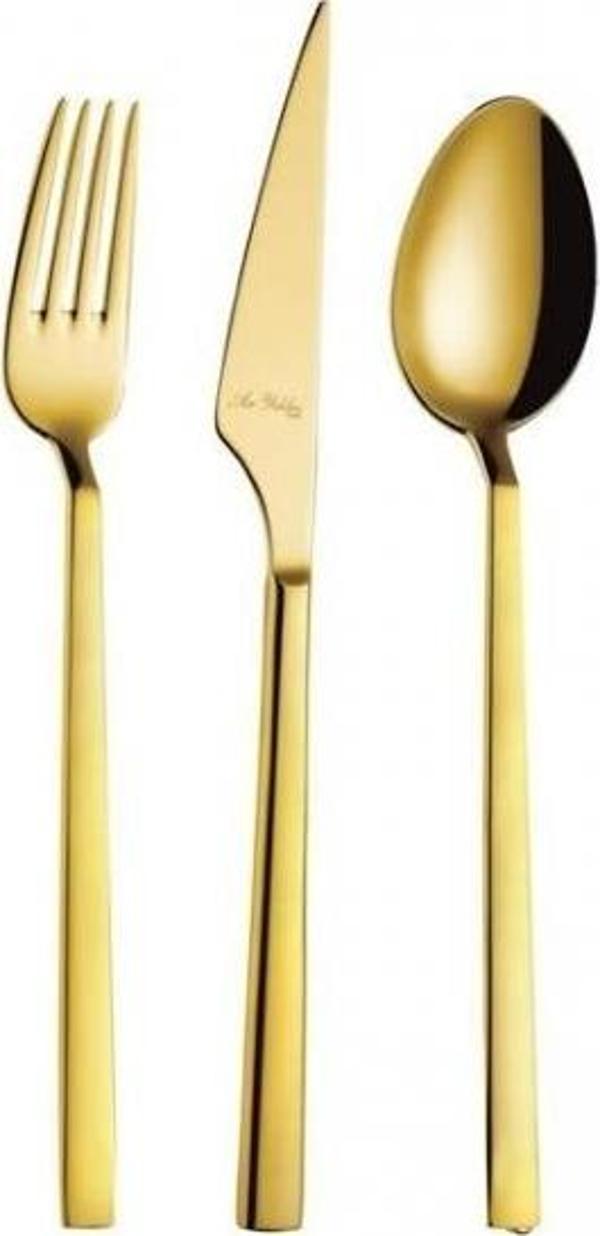 Aryıldız Vogue Pvd Gold 84 Parça Çatal Kaşık Bıçak Takımı - Image 1