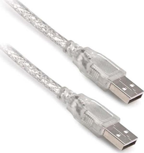 USB ERKEK-ERKEK KABLO 5 METRE ŞEFFAF-Findit - Image 1