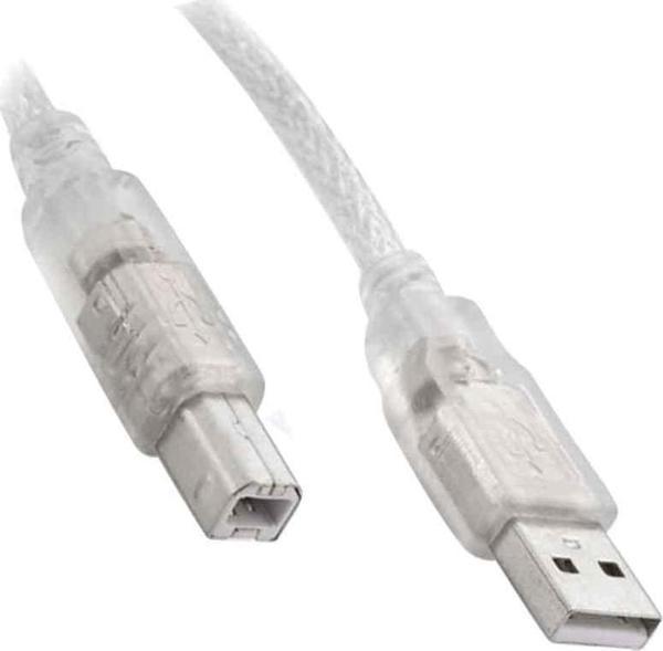 USB YAZICI KABLOSU 5 MT 2.0 ŞEFFAF SL-U2005 * AC-UP05-Findit - Image 1