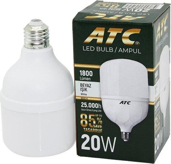 ATC-LW-20W  20W E27 TORCH LED BULB AMPUL BEYAZ 1800 LÜMEN - 25.000h-Findit - Image 1