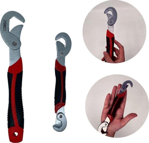 Çok Fonksiyonlu Ergonomik Ayarlanabilir Büyük Küçük Akıllı Pense Anahtar 2li Set-Findit - Image 1