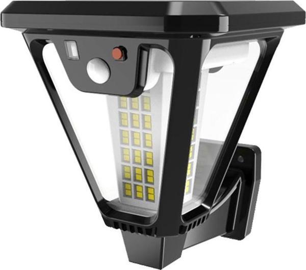 HS-V83 SOLAR SENSÖRLÜ 100 SMD LEDLİ 3 MODLU BAHÇE VE DUVAR LAMBASI-Findit - Image 1