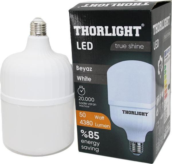 THORLIGHT 50W E27 TORCH T-SHAPE BEYAZ LED AMPUL T-50B-Findit - Image 1