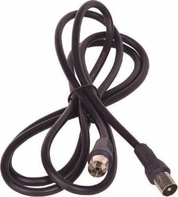 TV VİDEO ARA KABLO STANDART 1.5MT  (60 OHM ERKEK - DİŞİ KABLO)-Findit - Image 1