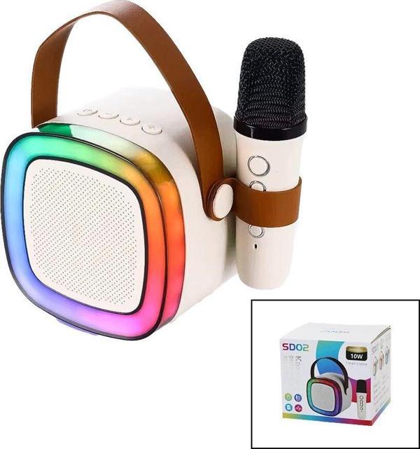 NOSTALJİ MİNİ RADYO MODELKARAOKE MİKROFONLUBLUETOOTH WİRELESS HOPARLÖR- SPEAKER USB ŞARJLI-Findit - Image 1