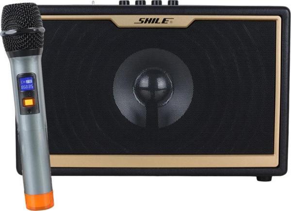 SD-1 EL MİKROFONLU KUMANDALI USB+SD+BT SEYYAR PORTATİF Amfi-Findit - Image 1