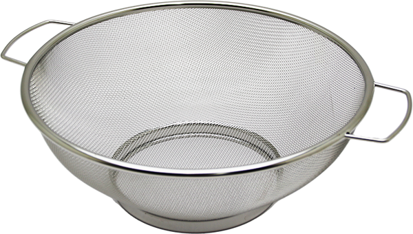 24CM METAL KULPLU ÇELİK İNCE TEL SEPET SÜZGEÇ-Findit - Image 1