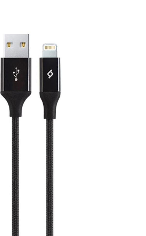 Ttec AlumiCable Lightning Kablo Siyah 1.2M - 2DK16S - Image 1