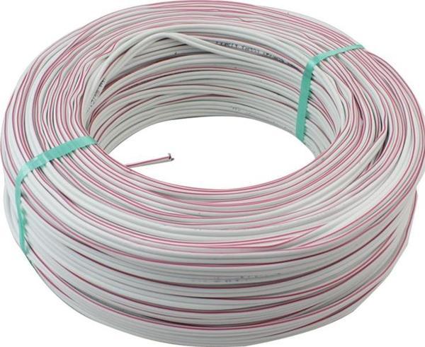 KABLO 2X0.75 CCA BEYAZ KODLU HOPARLÖR KABLOSU(100MT)-Findit - Image 1