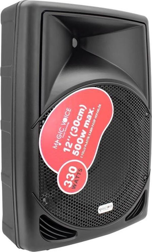 MAGI CVOICE MV-3412 30 CM 500 W 12 PLASTİK KABİN PASİF HOPARLÖR (KÖPÜKSÜZ GÖNDERİLMESİN)-Findit - Image 1
