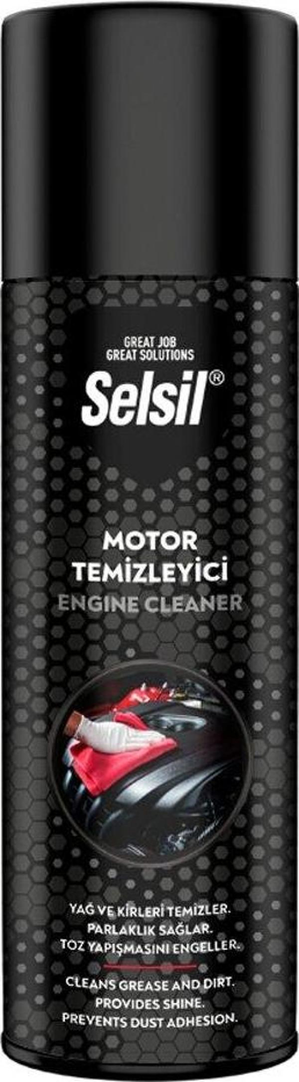 SELSİL OTO - ARAÇ MOTOR TEMİZLEYİCİ - PARLATICI - TOZ YAPIŞMA ENGELLEYİCİ SPREY 500ML-Findit - Image 1